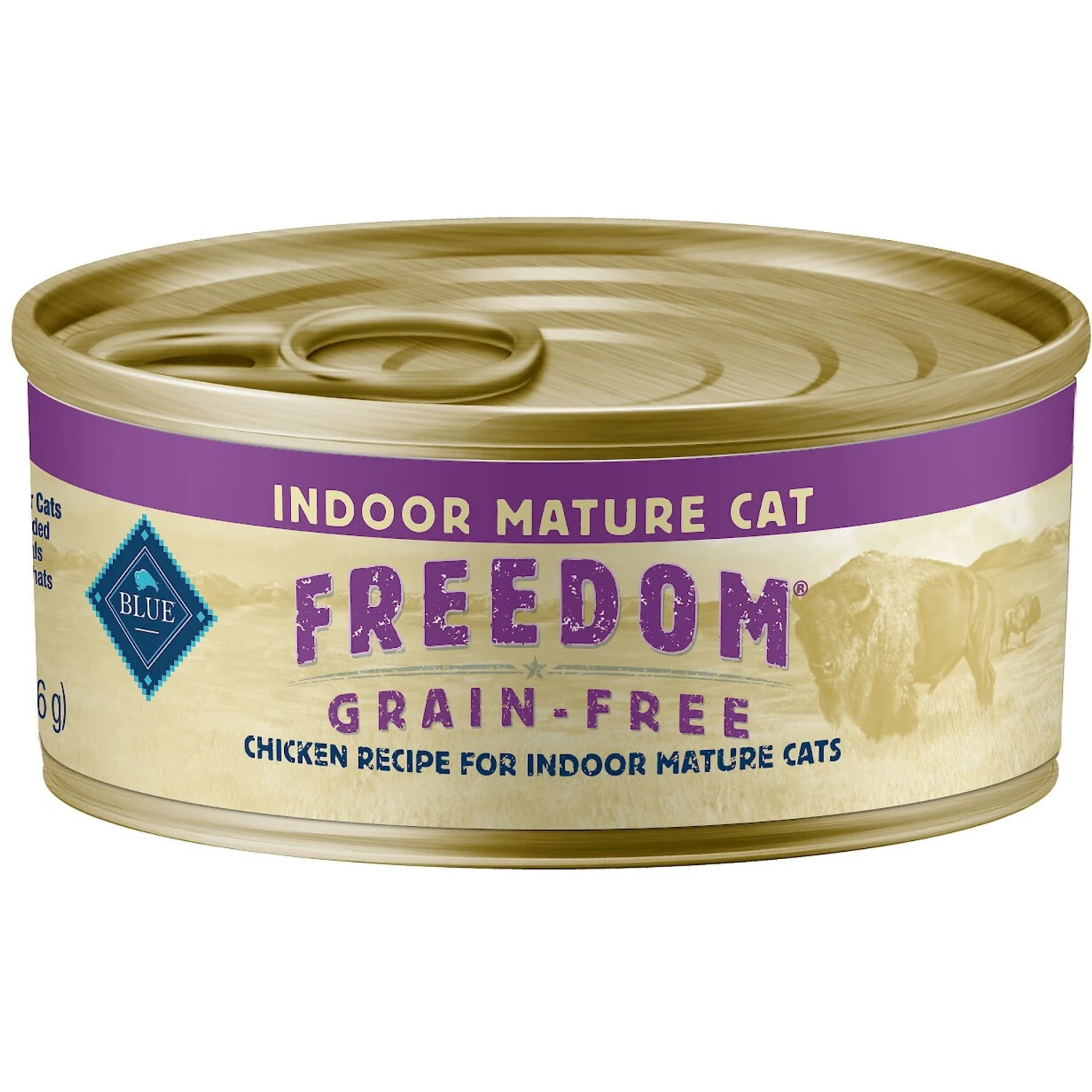 Blue Buffalo Freedom Indoor Mature Chicken Recipe Grain-Free Canned Cat Food 1 Blue Buffalo Freedom Indoor Mature Chicken Recipe Grain-Free Canned Cat Food