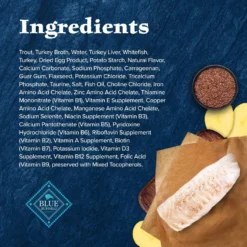 Blue Buffalo Wilderness Rocky Mountain Recipe Flaked Trout Feast Adult Grain-Free Canned Cat Food -Furry Feast 84214 PT4. AC SS1800 V1604367409