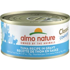 Almo Nature Classic Complete Premium Grain-Free Tuna Recipe In Gravy Cat Food, 2.47-oz, Case Of 12