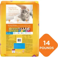 Kitten Chow Nurture Muscle & Brain Development Dry Cat Food & Fancy Feast Tender Feast Variety Pack Canned Kitten Food -Furry Feast 854286 PT6. AC SS1800 V1683743134