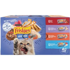 Meow Mix Original Choice Dry Cat Food & Friskies Shreds In Gravy Variety Pack Canned Cat Food -Furry Feast 854302 PT5. AC SS1800 V1683744271