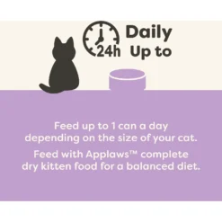 Applaws Chicken In Broth Limited Ingredient Wet Kitten Food, 2.47-oz Can, Case Of 6 -Furry Feast 855646 PT4. AC SS1800 V1685490909