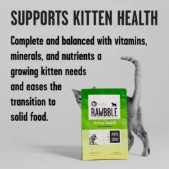 BIXBI Rawbble Dry Food Chicken Recipe For Kittens, 7-lb Bag -Furry Feast 871046 PT3. AC SS1800 V1691515657