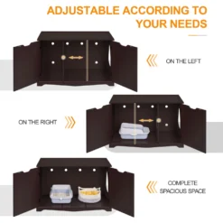 Yaheetech Cat Litter Box Enclosure -Furry Feast 871886 PT4. AC SS1800 V1686248900