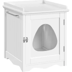 Yaheetech Indoor Cat Litter Box Enclosure -Furry Feast 871918 PT2. AC SS1800 V1686247356