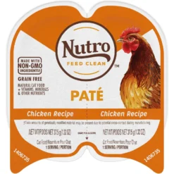 Nutro Perfect Portions Grain-Free Chicken Pate Recipe Adult Wet Cat Food Trays