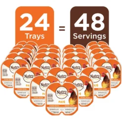 Nutro Perfect Portions Grain-Free Chicken Pate Recipe Adult Wet Cat Food Trays -Furry Feast 87480 PT3. AC SS1800 V1702678800
