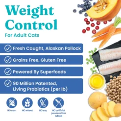 Solid Gold Fit As A Fiddle Weight Control With Alaskan Pollock Grain-Free Adult Dry Cat Food -Furry Feast 87533 PT1. AC SS1800 V1696254972