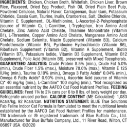 Blue Buffalo True Solutions Fab Feline Natural Indoor Adult Chicken Entree Wet Cat Food, 3-oz Can, Case Of 12 -Furry Feast 879470 PT1. AC SS1800 V1687357628