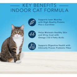 Blue Buffalo True Solutions Fab Feline Natural Indoor Adult Chicken Entree Wet Cat Food, 3-oz Can, Case Of 12 -Furry Feast 879470 PT3. AC SS1800 V1687357627