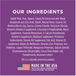 Instinct Limited Ingredient Diet Grain-Free Recipe With Real Rabbit Freeze-Dried Raw Coated Dry Cat Food & Instinct Limited Ingredient Diet Grain-Free Pate Real Rabbit Recipe Canned Cat Food -Furry Feast 882766 PT3. AC SS1800 V1686162549