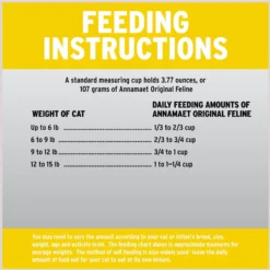 Annamaet Chicken Meal & Brown Rice Original Formula Dry Cat Food -Furry Feast 88860 PT8. AC SS1800 V1613102219