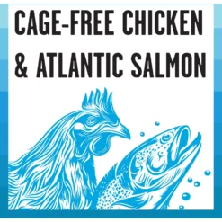 BIXBI Rawbble Chicken & Salmon Shreds In Broth Wet Food For Cats, 5-oz Can, Case Of 24 -Furry Feast 895470 PT2. AC SS1800 V1689017082