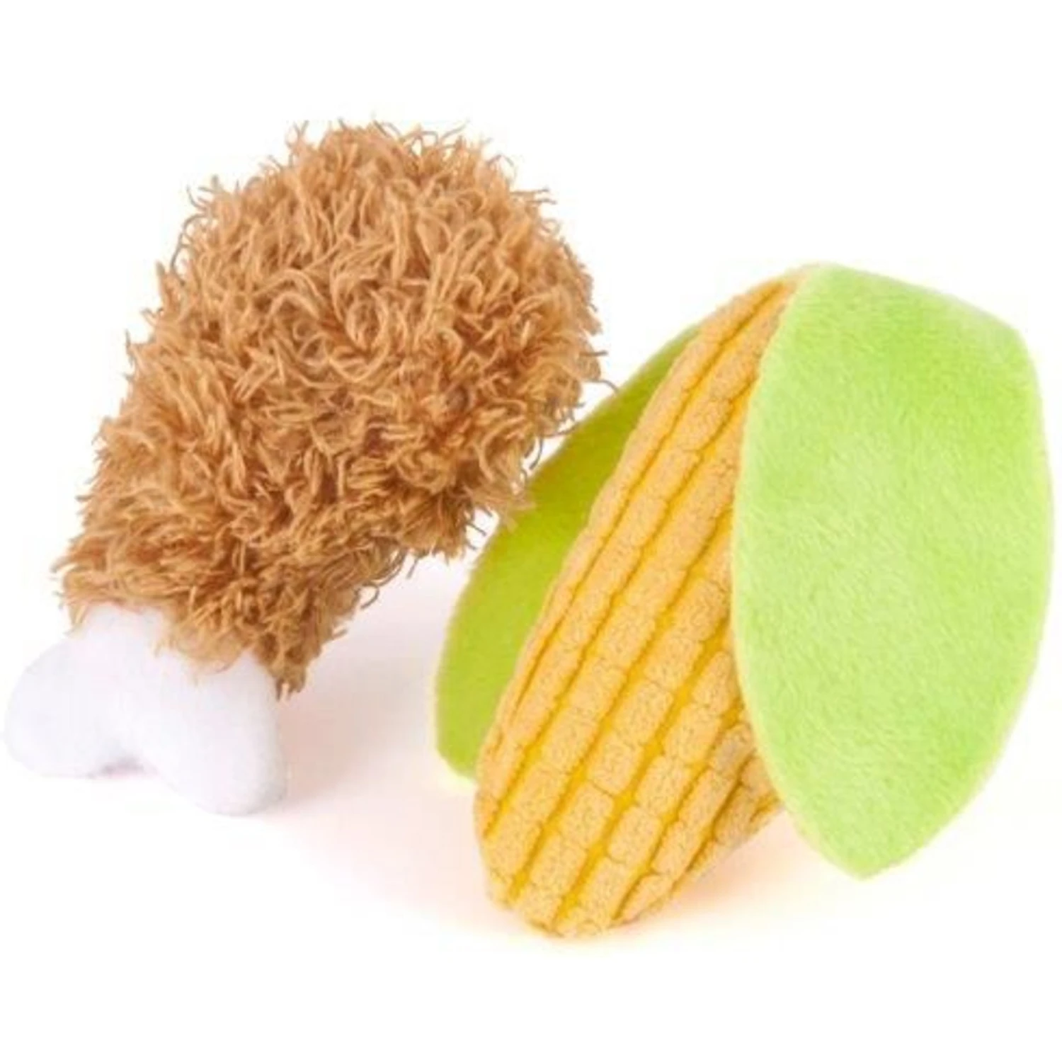 P.L.A.Y. Pet Lifestyle And You Feline Frenzy Purrfect Picnic Plush Squeaky Cat Toy, 2 Count 2 P.L.A.Y. Pet Lifestyle And You Feline Frenzy Purrfect Picnic Plush Squeaky Cat Toy, 2 Count - Image 2
