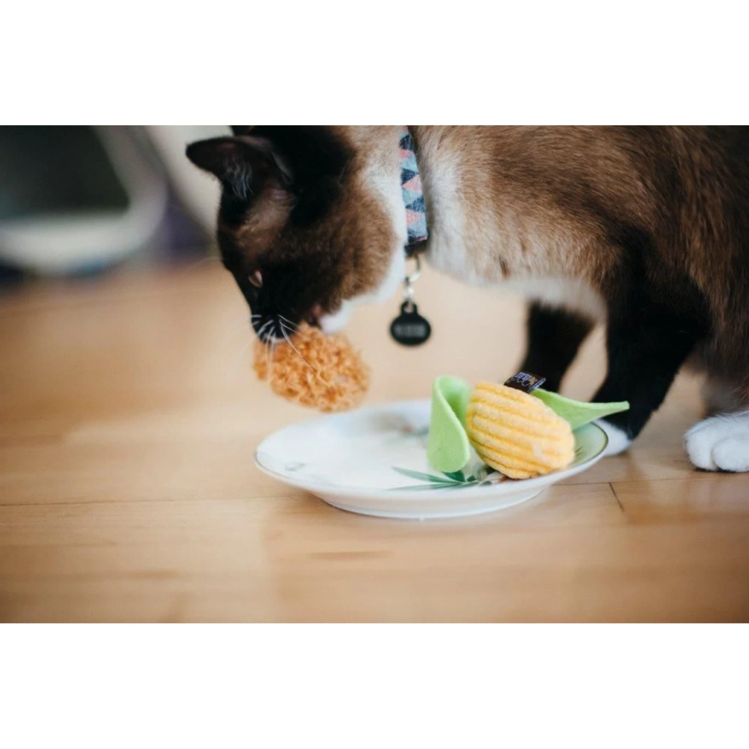 P.L.A.Y. Pet Lifestyle And You Feline Frenzy Purrfect Picnic Plush Squeaky Cat Toy, 2 Count 4 P.L.A.Y. Pet Lifestyle And You Feline Frenzy Purrfect Picnic Plush Squeaky Cat Toy, 2 Count - Image 4