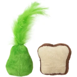 Quirky Kitty Avocado Toast Catnip Plush Cat Toy, 2 Count -Furry Feast 900342 PT3. AC SS1800 V1689010994