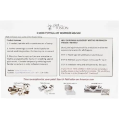 PetFusion Vertical Cat Scratcher Toy With Catnip -Furry Feast 90092 PT3. AC SS1800 V1525717968