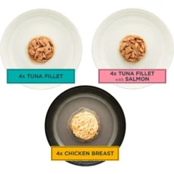 Reveal Natural Grain-Free Variety Of Fish & Chicken In Gravy Flavored Wet Cat Food & Reveal Natural Grain-Free Variety Of Fish In Broth Flavored Wet Cat Food -Furry Feast 906814 PT4. AC SS1800 V1687957493