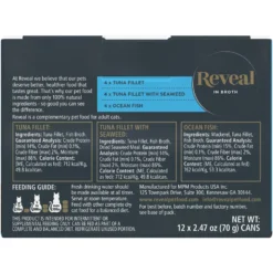 Reveal Natural Grain-Free Variety Of Fish & Chicken In Gravy Flavored Wet Cat Food & Reveal Natural Grain-Free Variety Of Fish In Broth Flavored Wet Cat Food -Furry Feast 906814 PT6. AC SS1800 V1687958369