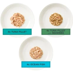 Reveal Natural Grain-Free Variety Of Fish & Chicken In Gravy Flavored Wet Cat Food & Reveal Natural Grain-Free Variety Of Fish In Broth Flavored Wet Cat Food -Furry Feast 906814 PT8. AC SS1800 V1687963903