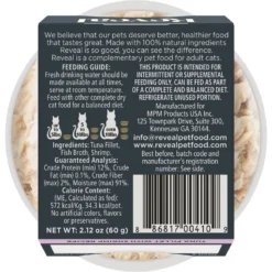 Reveal Natural Grain-Free Tuna With Shrimp In Broth Flavored Wet Cat Food, 2.12-oz Pot, Case Of 18 & Reveal Natural Grain-Free Sardine With Mackerel In Broth Flavored Wet Cat Food, 2.12-oz Pot, Case Of 18 -Furry Feast 906846 PT2. AC SS1800 V1687962100