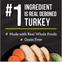 Merrick Purrfect Bistro Soirees Turkey Cassoulet Chunky Gravy Grain-Free Wet Cat Food, 2.75-oz Can, Case Of 24 -Furry Feast 912774 PT2. AC SS1800 V1689691562