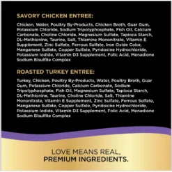 Sheba Perfect Portions Poultry Entrees Pate Variety Pack Adult Wet Cat Food Trays -Furry Feast 91472 PT5. AC SS1800 V1672952428