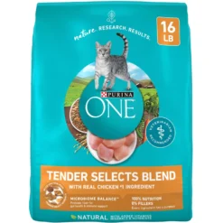 Purina ONE Tender Selects Blend With Real Chicken Dry Cat Food