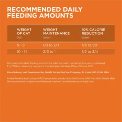 Purina ONE +Plus Ideal Weight Natural High Protein Adult Dry Cat Food -Furry Feast 91703 PT7. AC SS1800 V1677510205