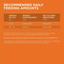 Purina ONE +Plus Ideal Weight Natural High Protein Adult Dry Cat Food -Furry Feast 91703 PT8. AC SS1800 V1677532215