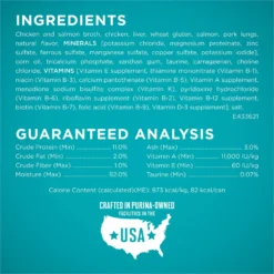 Purina ONE Natural High Protein True Instinct Chicken & Salmon Recipe In Sauce Canned Cat Food -Furry Feast 91774 PT4. AC SS1800 V1657661113