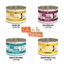 Weruva Cats In The Kitchen Goldie Lox & The 3 Fares Variety Pack Grain-Free Canned Cat Food -Furry Feast 92904 PT4. AC SS1800 V1600024261