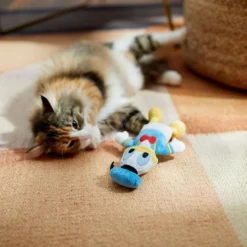 Disney Mickey Mouse Plush Kicker Cat Toy With Catnip + 3 Items -Furry Feast 929462 PT6. AC SS1800 V1690897484