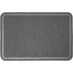 Frisco High Sided Cat Litter Box, Extra Large & Frisco Rectangular Cat Litter Mat -Furry Feast 933398 PT5. AC SS1800 V1692304894