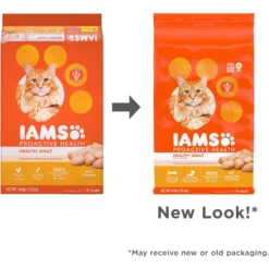 Iams ProActive Health Healthy Adult Original With Chicken Dry Cat Food -Furry Feast 93642 PT2. AC SS1800 V1609947761