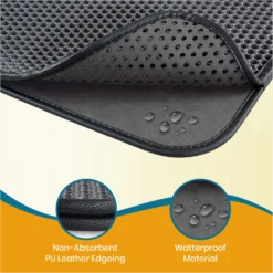 PAWBEE Cat Litter Mat, 30 X 24-in -Furry Feast 944870 PT4. AC SS1800 V1693317637