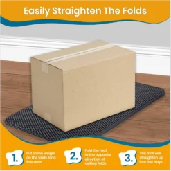 PAWBEE Cat Litter Mat, 30 X 24-in -Furry Feast 944870 PT6. AC SS1800 V1693317752