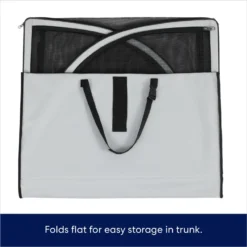 Frisco Travel Safety Dog & Cat Carrier & Pet Fit For Life Collapsible Portable Litter Box With Collapsible Bowl -Furry Feast 947670 PT3. AC SS1800 V1693925028