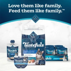 Blue Buffalo Tastefuls Spoonless Singles Chicken & Turkey Entree Variety Pack Adult Pate Wet Cat Food, 2.6-oz Twin Pack, Case Of 12 -Furry Feast 954206 PT8. AC SS1800 V1695051585