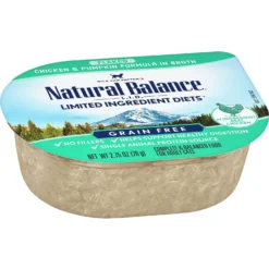 Natural Balance L.I.D. Limited Ingredient Diets Chicken & Pumpkin Formula Shreds Grain-Free Wet Cat Food -Furry Feast 95653 PT3. AC SS1800 V1576527779