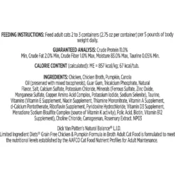 Natural Balance L.I.D. Limited Ingredient Diets Chicken & Pumpkin Formula Shreds Grain-Free Wet Cat Food -Furry Feast 95653 PT6. AC SS1800 V1576527782