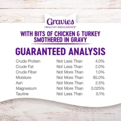Wellness Healthy Indulgence Gravies With Bits Of Chicken & Turkey Smothered In Gravy Grain-Free Wet Cat Food Pouches -Furry Feast 95714 PT6. AC SS1800 V1695826951