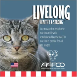 Livelong Healthy & Strong Yummy Seafood Wet Cat Food, 5.5-oz Can, 24 Count -Furry Feast 964174 PT1. AC SS1800 V1697120224