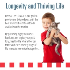 Livelong Healthy & Strong Yummy Seafood Wet Cat Food, 5.5-oz Can, 24 Count -Furry Feast 964174 PT4. AC SS1800 V1697117316
