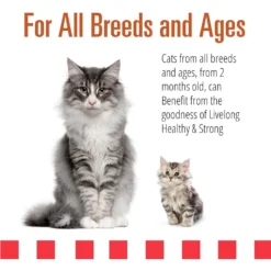 Livelong Healthy & Strong Yummy Turducken Wet Cat Food, 5.5-oz Can, 24 Count -Furry Feast 964190 PT3. AC SS1800 V1697117316