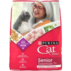 Cat Chow Essentials 7+ Immune + Joint Health Recipe Senior Dry Cat Food