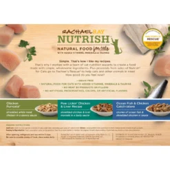 Rachael Ray Nutrish Chicken Lovers Variety Pack Natural Grain-Free Wet Cat Food & Rachael Ray Nutrish Ocean Lovers Variety Pack Natural Grain-Free Wet Cat Food -Furry Feast 986430 PT2. AC SS1800 V1698672267