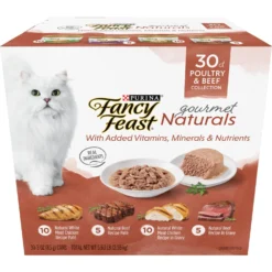 Fancy Feast Gourmet Naturals Seafood Variety Pack Canned Cat Food & Fancy Feast Gourmet Naturals Poultry & Beef Variety Pack Canned Cat Food -Furry Feast 986518 PT5. AC SS1800 V1698672379