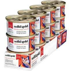Solid Gold Wholesome Selects With Real Chicken & Liver Recipe In Gravy Grain-Free Canned Cat Food