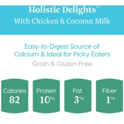 Solid Gold Holistic Delights Creamy Bisque With Chicken & Coconut Milk Grain-Free Cat Food Pouches -Furry Feast 99368 PT3. AC SS1800 V1543524425